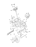 Steering Diagram and Parts List for 13AN771H729  Yard Man Lawn Tractor